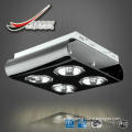 chrome iron box+black acrylic down light with ar111 4 lights, ce cb gs